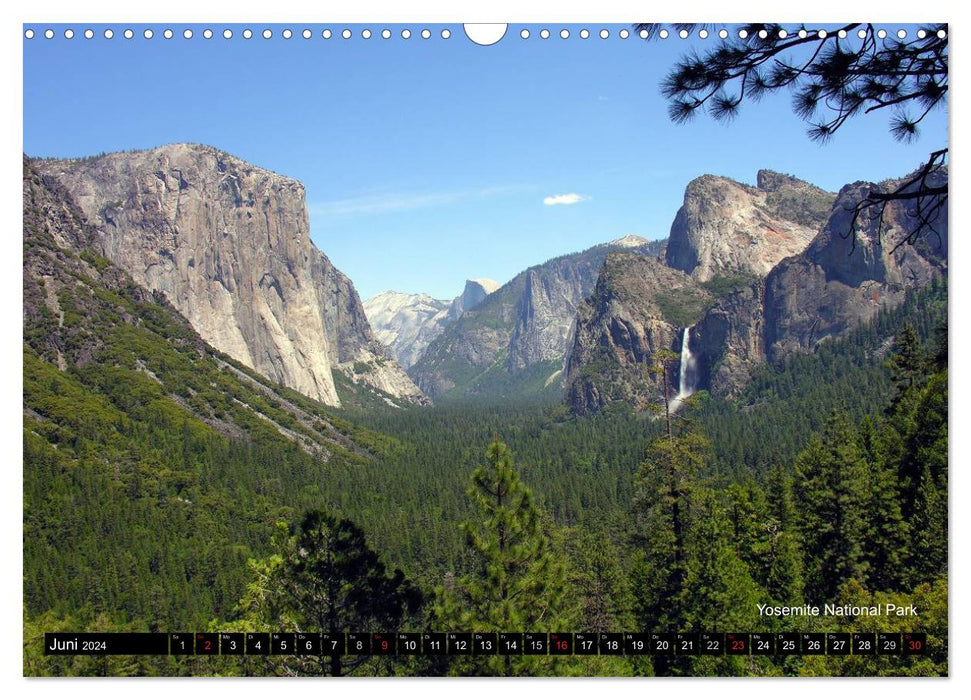 USA - Natural landscapes of the Wild West (CALVENDO wall calendar 2024) 