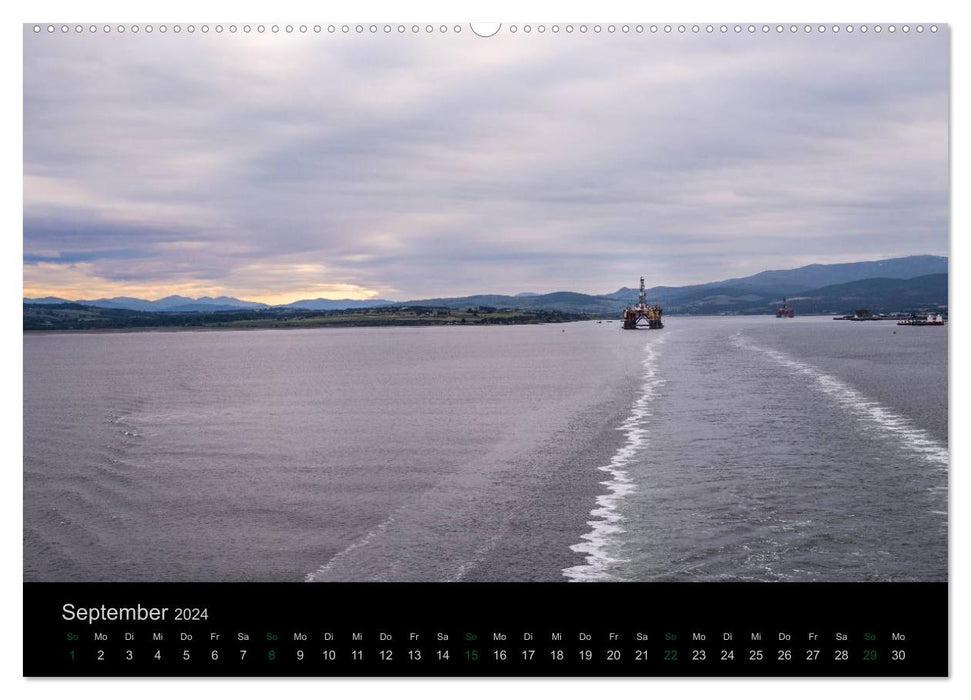 Scotland Highlands and East Coast (CALVENDO Wall Calendar 2024) 