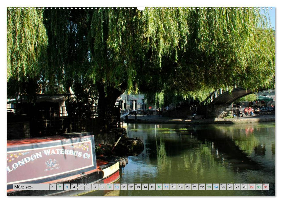 London - Rivers, Lakes and Canals (CALVENDO Premium Wall Calendar 2024) 