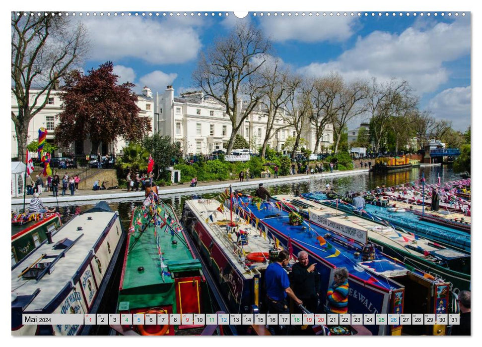 London - Flüsse, Seen und Kanäle (CALVENDO Premium Wandkalender 2024)