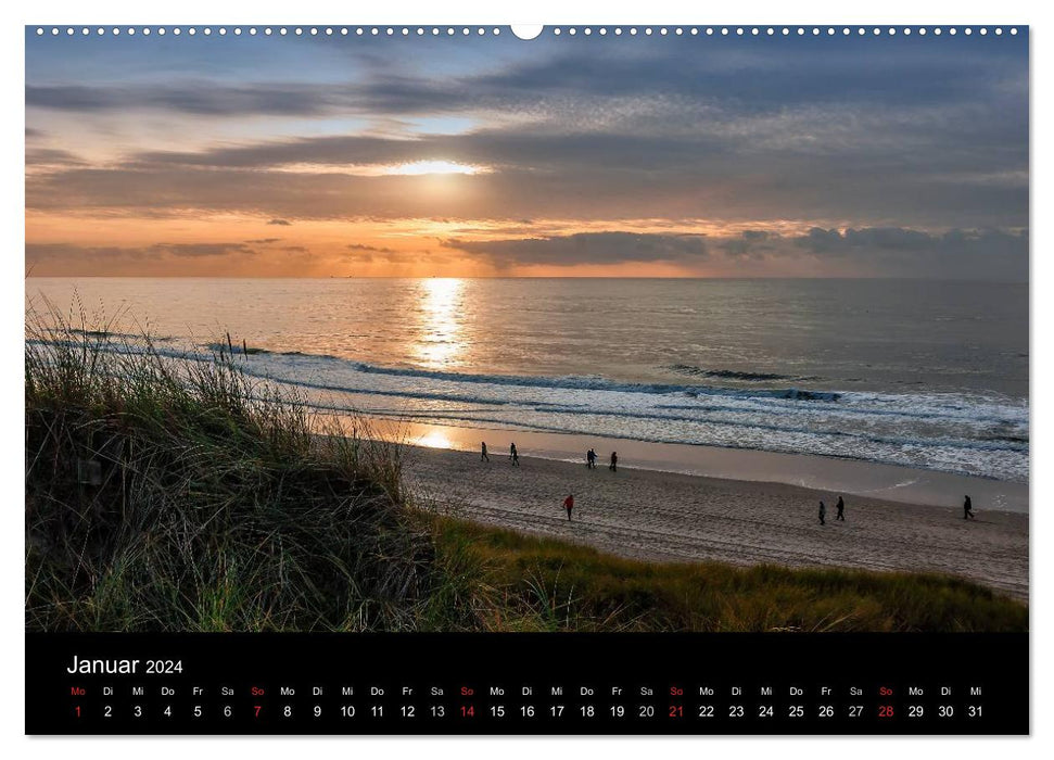Sylt - Images d'une île (Calvendo Premium Wall Calendar 2024) 