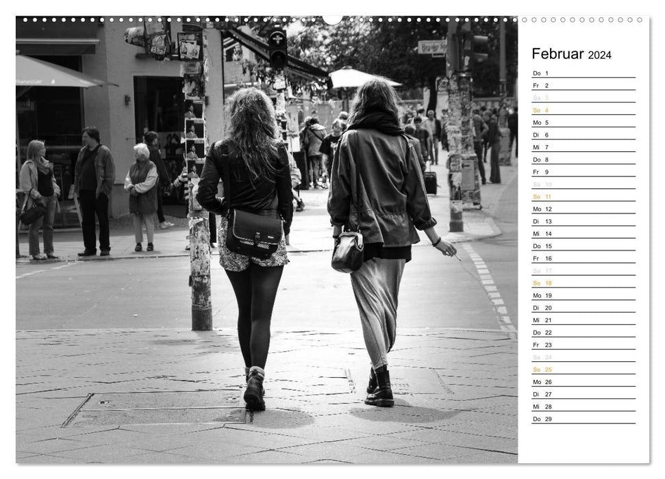 Berlin Street Photography / Calendrier d'anniversaire (Calvendo Premium Wall Calendar 2024) 