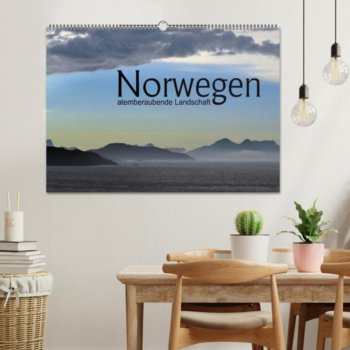 Paysage à couper le souffle de la Norvège (calendrier mural CALVENDO 2024) 