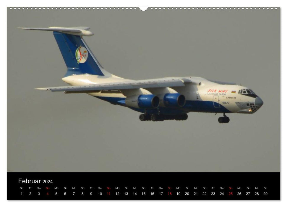 Air Freight Cargo (CALVENDO Premium Wall Calendar 2024) 
