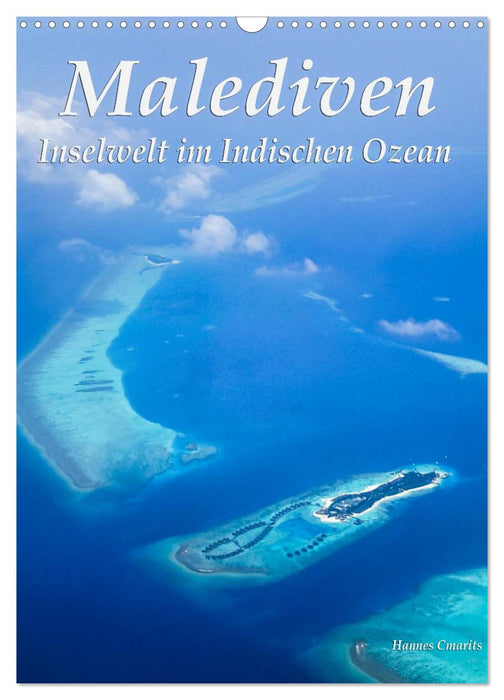 Maldives - monde insulaire dans l'océan Indien (calendrier mural CALVENDO 2024) 