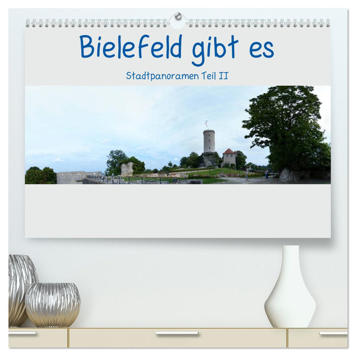 Bielefeld exists! City Panoramas Part 2 (CALVENDO Premium Wall Calendar 2024) 