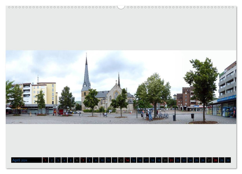 Bielefeld existe ! City Panoramas Partie 2 (Calendrier mural CALVENDO Premium 2024) 