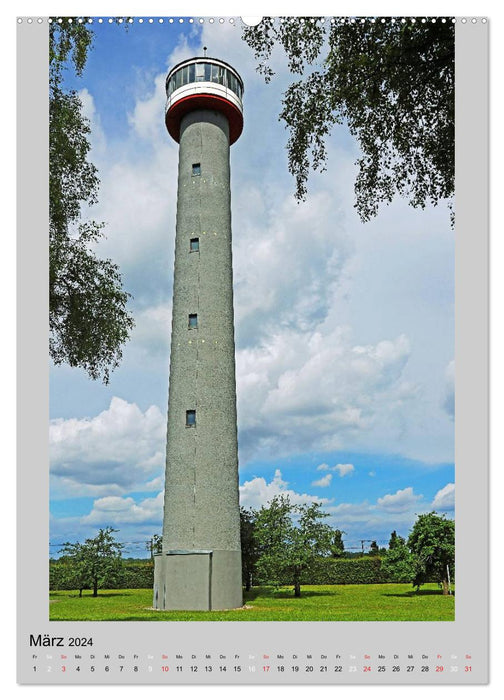 Les villages de montagne de Karlsruhe (Calendrier mural CALVENDO Premium 2024) 