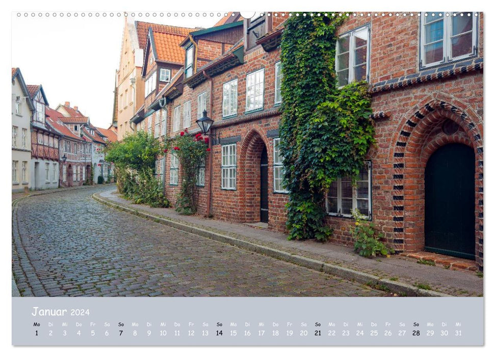 Lüneburg - The salt and Hanseatic city (CALVENDO wall calendar 2024) 