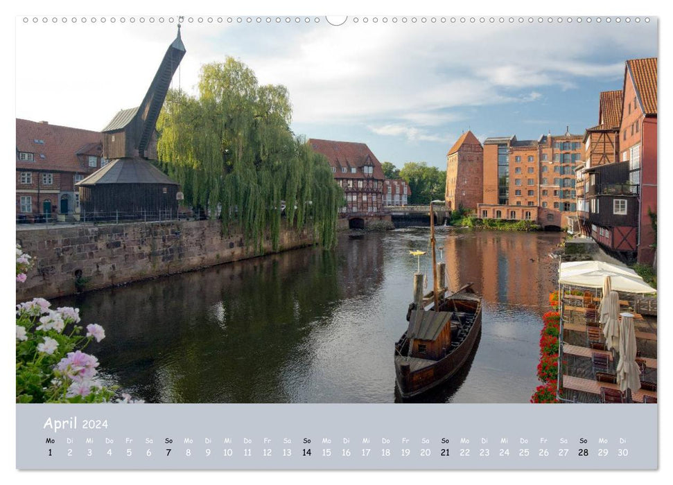 Lüneburg - The salt and Hanseatic city (CALVENDO wall calendar 2024) 