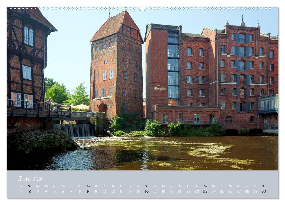 Lüneburg - The salt and Hanseatic city (CALVENDO wall calendar 2024) 