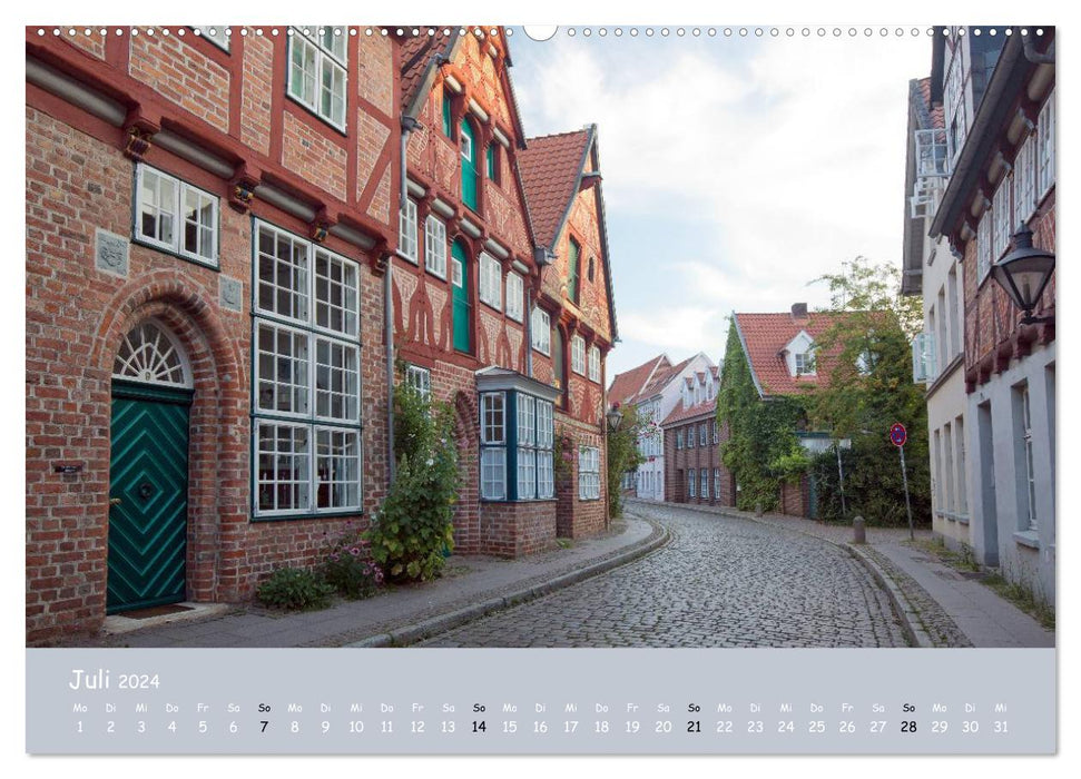 Lüneburg - Die Salz- und Hansestadt (CALVENDO Wandkalender 2024)