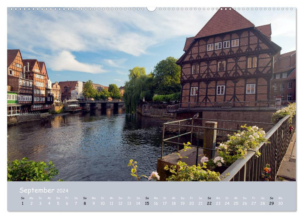 Lüneburg - Die Salz- und Hansestadt (CALVENDO Wandkalender 2024)