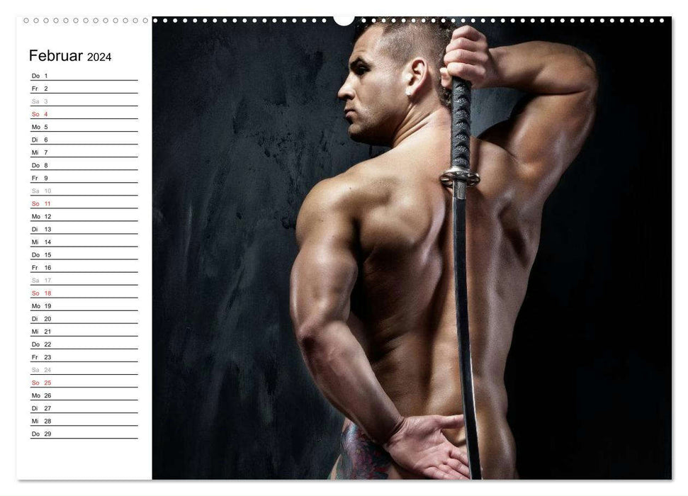 Männer - Maskuline Ästhetik (CALVENDO Premium Wandkalender 2024)