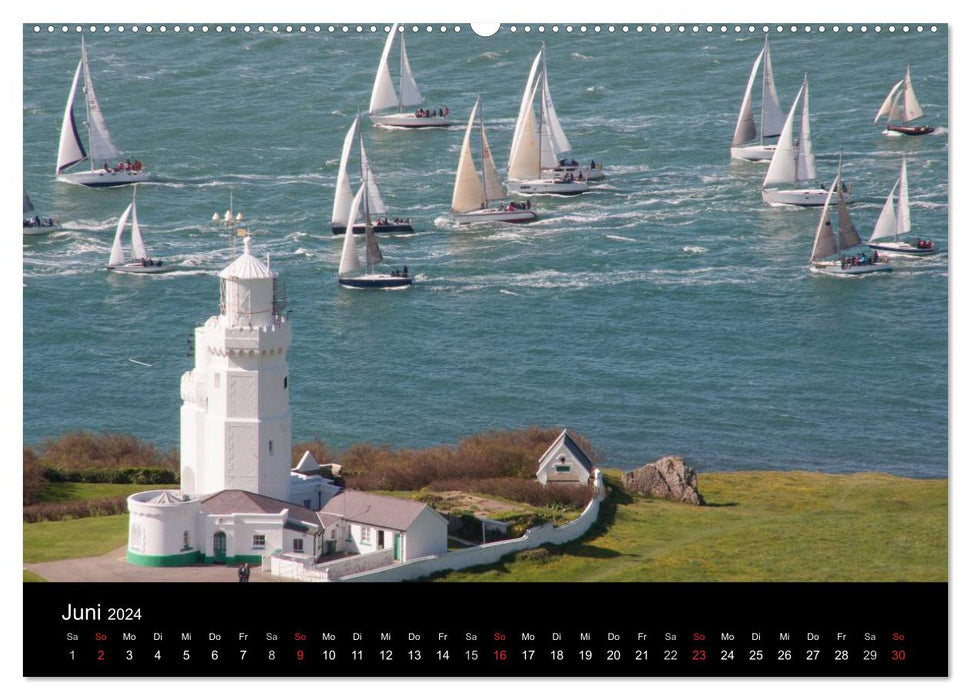 On the road on the Isle of Wight (CALVENDO Premium Wall Calendar 2024) 