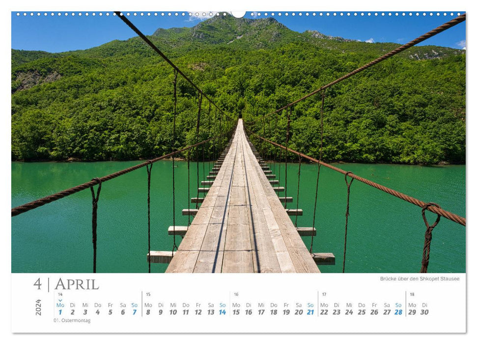 Albania - wild, authentic, adventurous (CALVENDO wall calendar 2024) 