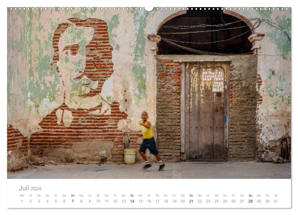 Cuba - Sous le soleil des Caraïbes (Calvendo Premium Wall Calendar 2024) 