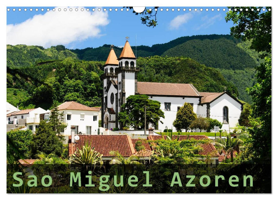 Sao Miguel Azoren (CALVENDO Wandkalender 2024)