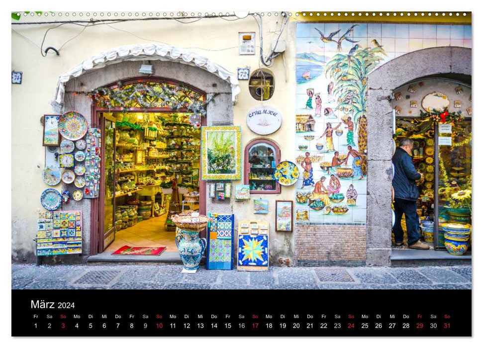 Vietri sul Mare on the Amalfi Coast (CALVENDO Premium Wall Calendar 2024) 