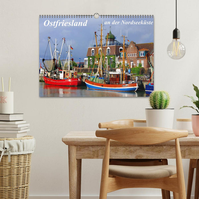 East Frisia on the North Sea coast (CALVENDO wall calendar 2024) 