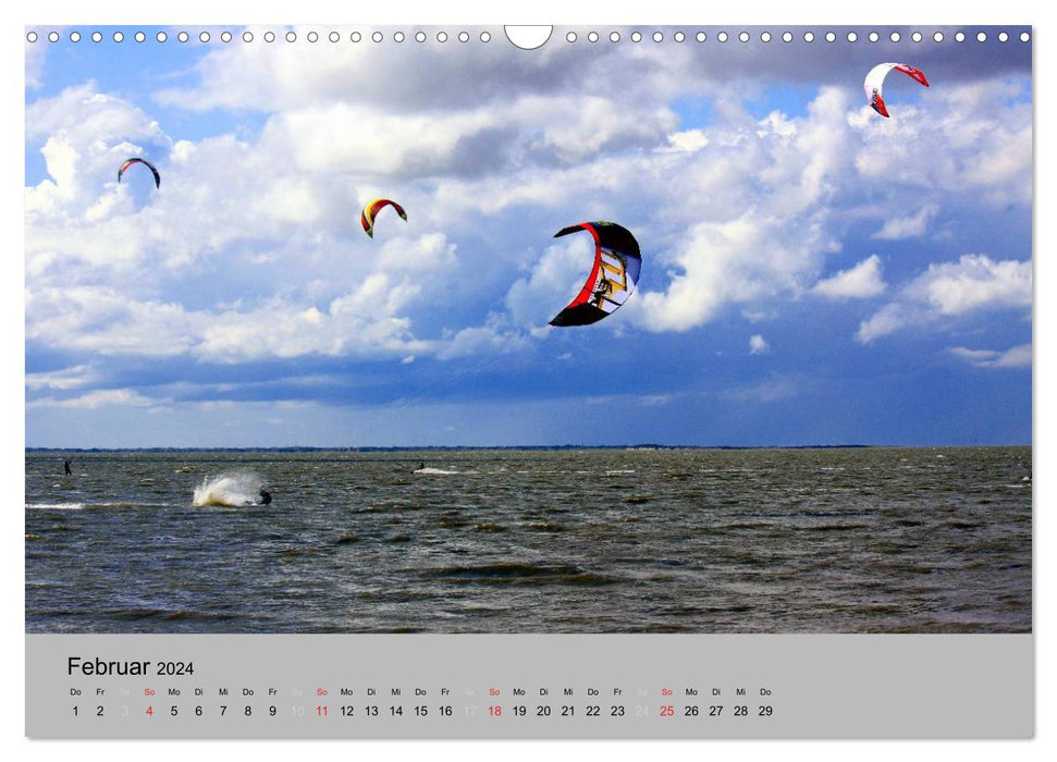 East Frisia on the North Sea coast (CALVENDO wall calendar 2024) 