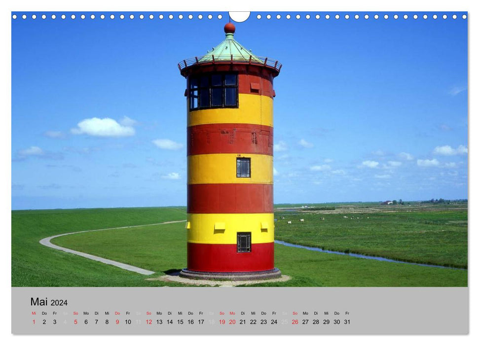 Ostfriesland an der Nordseeküste (CALVENDO Wandkalender 2024)