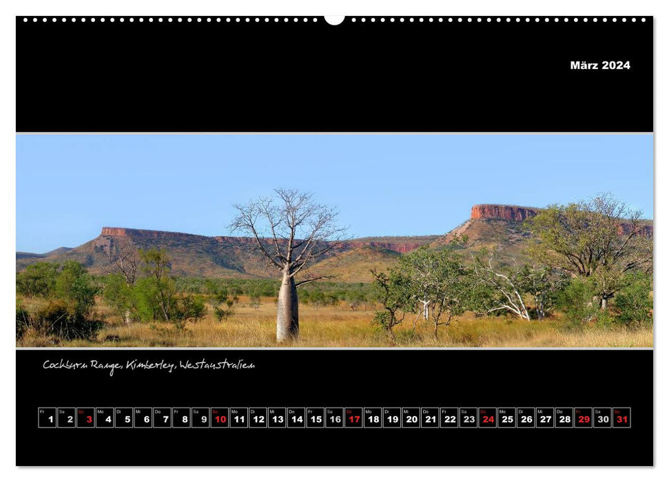 Down Under - Australia's Outback XXL (CALVENDO Premium Wall Calendar 2024) 