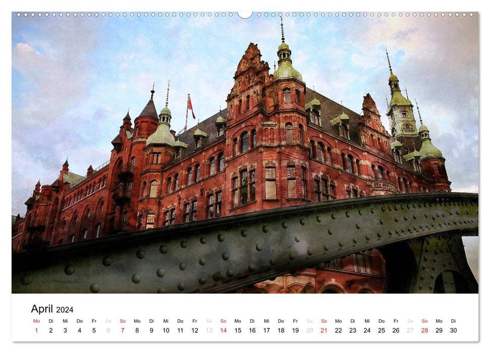 Silberstein portrays Hamburg (CALVENDO Premium Wall Calendar 2024) 
