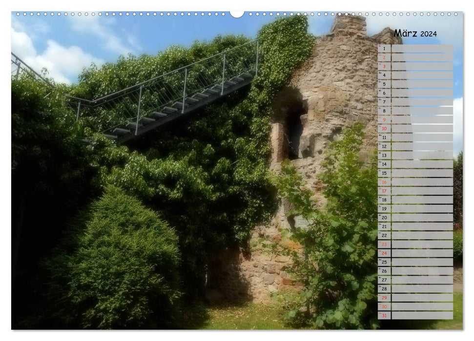 Odenwald - Romantic Walk (CALVENDO Premium Wall Calendar 2024) 