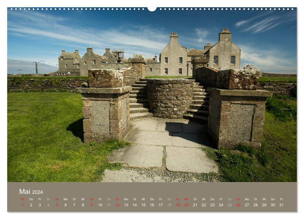 Historisches Schottland (CALVENDO Premium Wandkalender 2024)