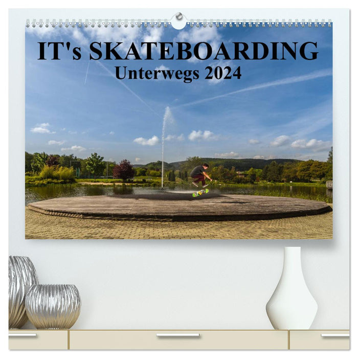 it's Skateboarding - Unterwegs (CALVENDO Premium Wandkalender 2024)