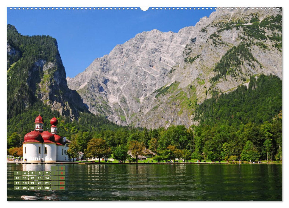 Lakes in Bavaria (CALVENDO Premium Wall Calendar 2024) 