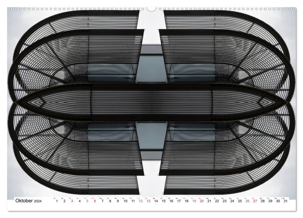 Spiegelungen der Architektur 2024 (CALVENDO Wandkalender 2024)