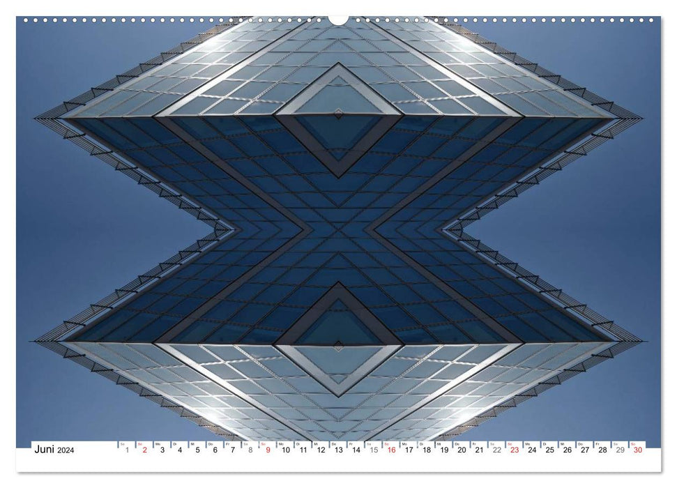 Spiegelungen der Architektur 2024 (CALVENDO Wandkalender 2024)