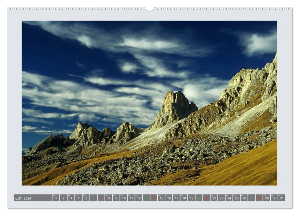 Wonders made of rock - The Dolomites II (CALVENDO Premium Wall Calendar 2024) 