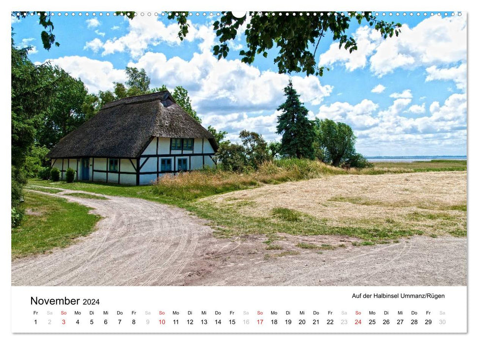 Rügen and Hiddensee (CALVENDO wall calendar 2024) 