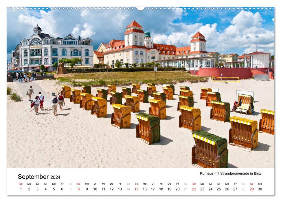 Rügen und Hiddensee (CALVENDO Wandkalender 2024)