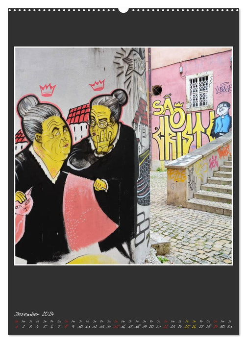 In the streets and alleys of Lisbon 2024 (CALVENDO wall calendar 2024) 