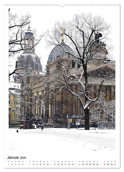 Pictures from Dresden (CALVENDO Premium Wall Calendar 2024) 