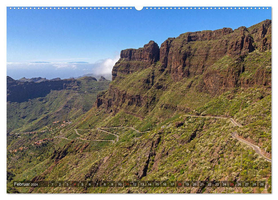 Volcanic island in the Atlantic, Tenerife (CALVENDO Premium Wall Calendar 2024) 