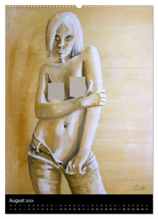 lustful - sensual rolf stocker (CALVENDO wall calendar 2024) 