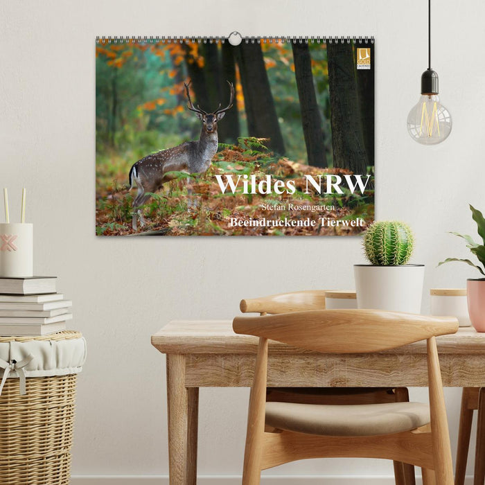 Wildes NRW - Beeindruckende Tierwelt (CALVENDO Wandkalender 2024)