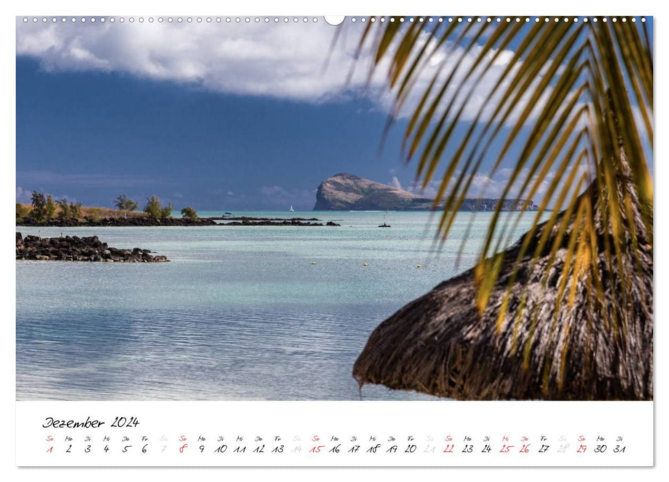 Mauritius - Insel zum Durchatmen (CALVENDO Wandkalender 2024)