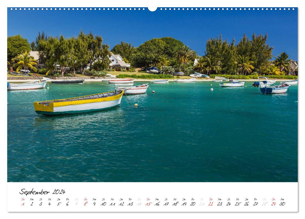 Mauritius - island to breathe deeply (CALVENDO wall calendar 2024) 