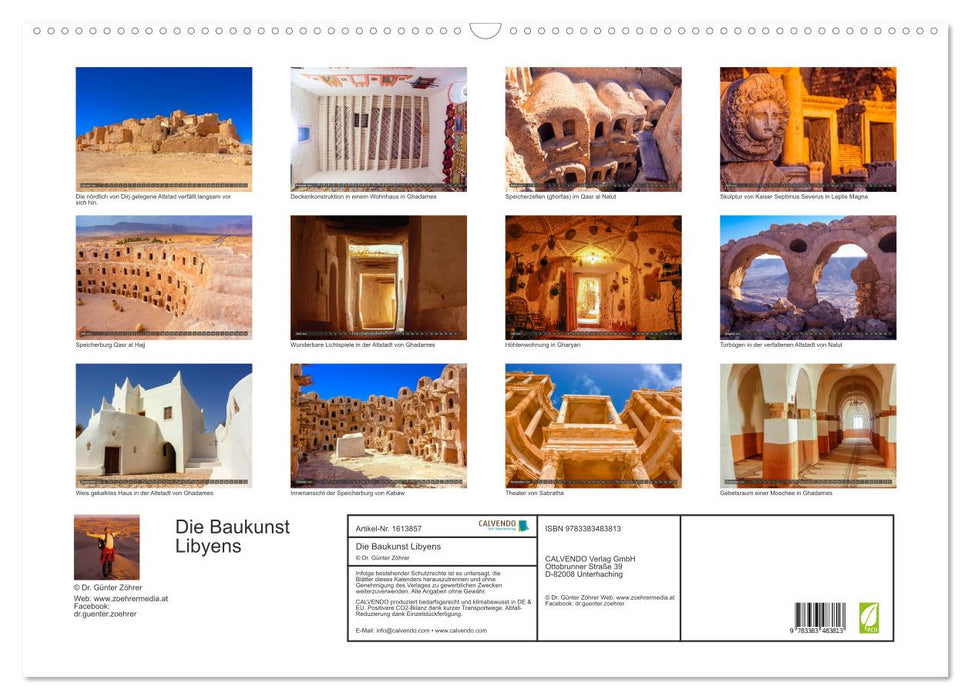The architecture of Libya (CALVENDO wall calendar 2024) 