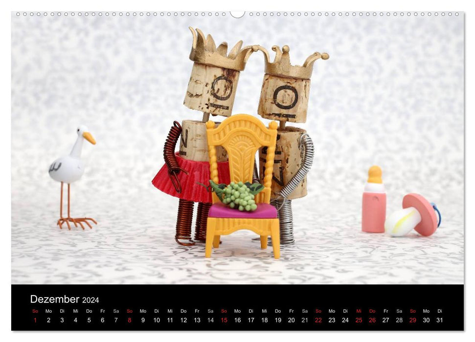 Cork Love (CALVENDO Wall Calendar 2024) 