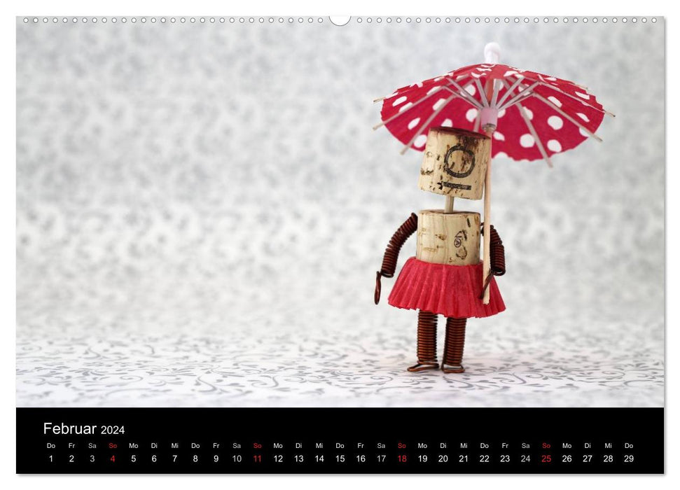 Cork Love (CALVENDO Wall Calendar 2024) 