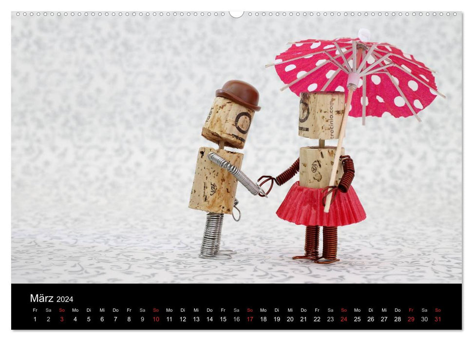 Cork Love (CALVENDO Wall Calendar 2024) 