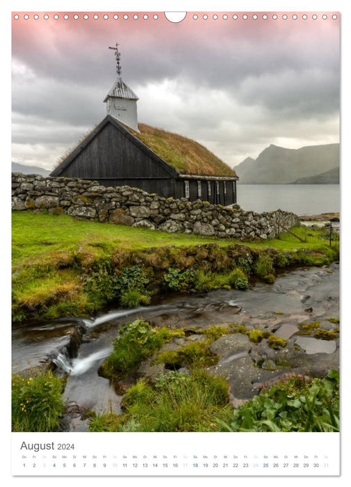 Føroyar - Faroe Islands - Färöer Inseln (CALVENDO Wandkalender 2024)