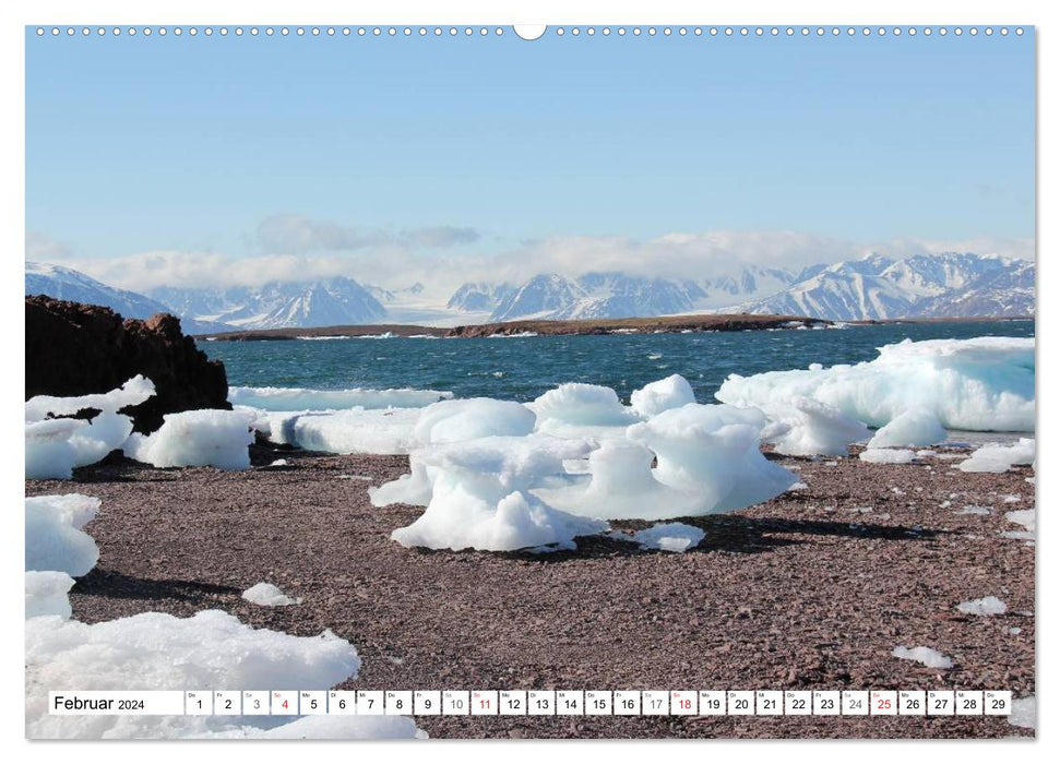Magnifique Svalbard (Calendrier mural CALVENDO Premium 2024) 